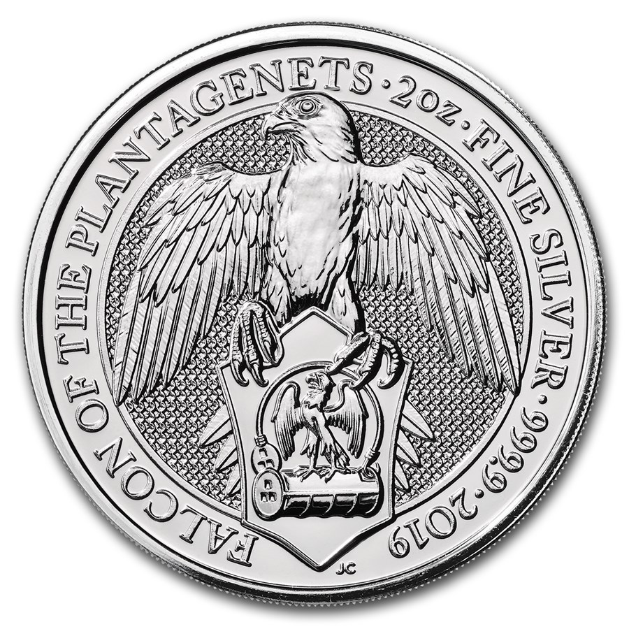 Silver Queen's Beasts Falcon Coin 2019 - 2oz